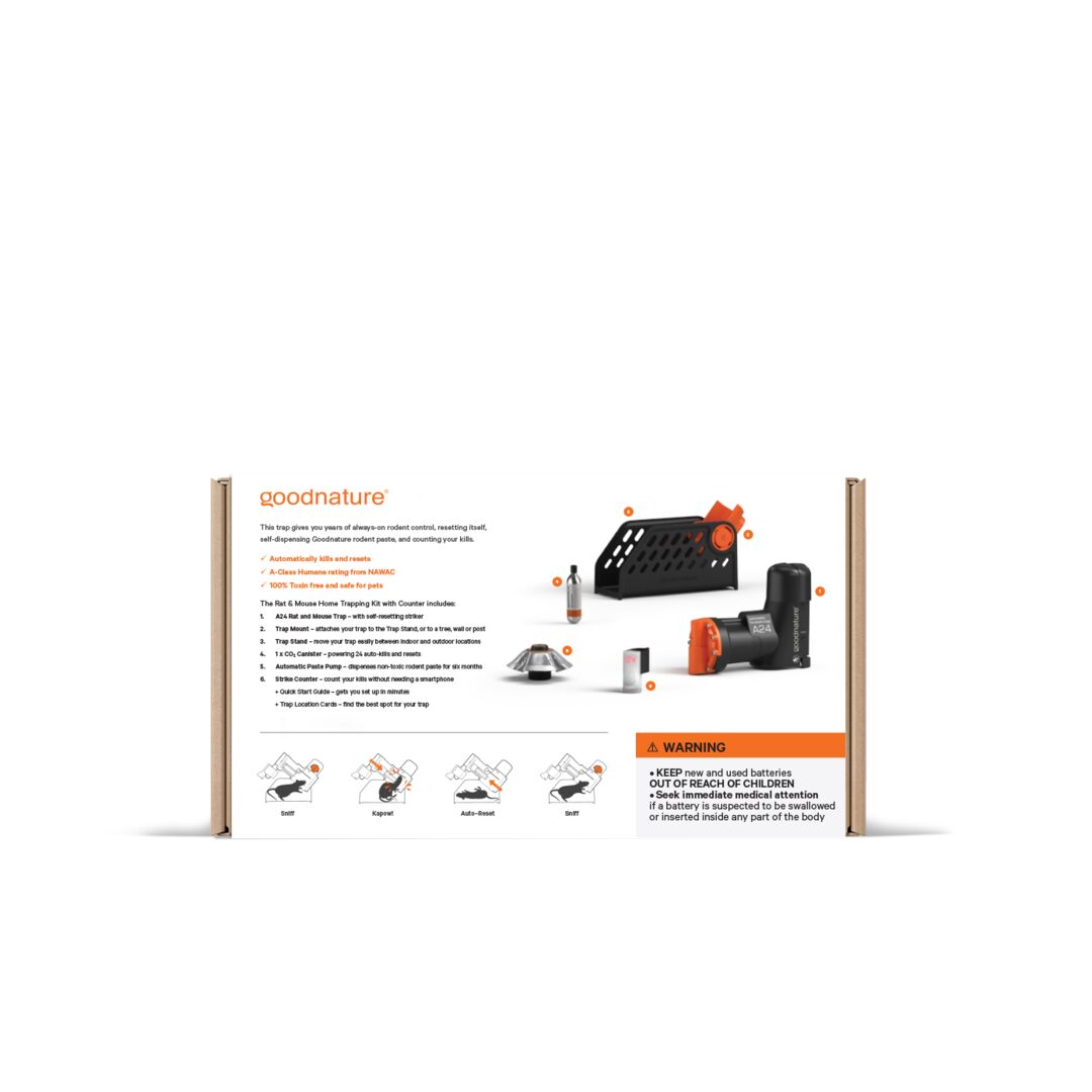 Home Trapping Kit A24 Rat & Mouse Trap with Counter